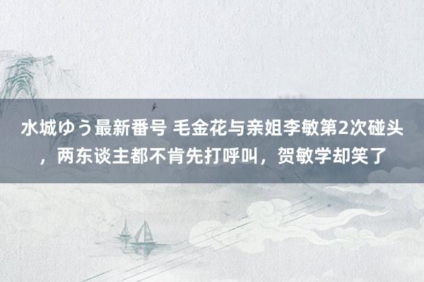 水城ゆう最新番号 毛金花与亲姐李敏第2次碰头，两东谈主都不肯先打呼叫，贺敏学却笑了