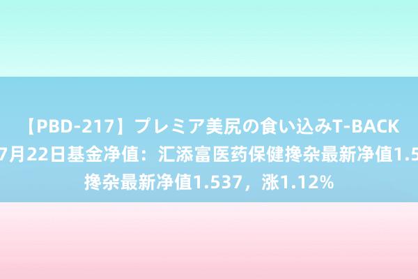 【PBD-217】プレミア美尻の食い込みT-BACK！8時間BEST 7月22日基金净值：汇添富医药保健搀杂最新净值1.537，涨1.12%