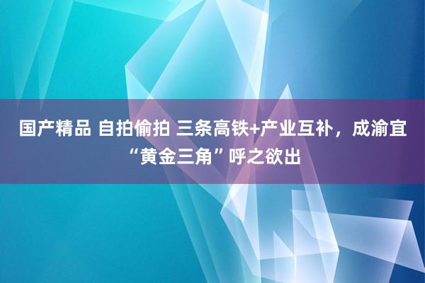 国产精品 自拍偷拍 三条高铁+产业互补，成渝宜“黄金三角”呼之欲出