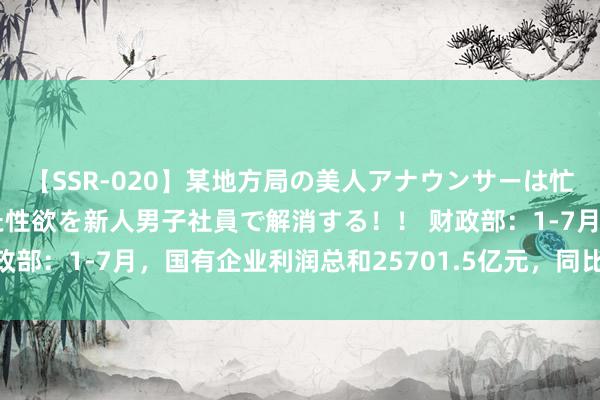 【SSR-020】某地方局の美人アナウンサーは忙し過ぎて溜まりまくった性欲を新人男子社員で解消する！！ 财政部：1-7月，国有企业利润总和25701.5亿元，同比下落2.0%